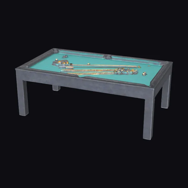 Elegant Pool Table Setup