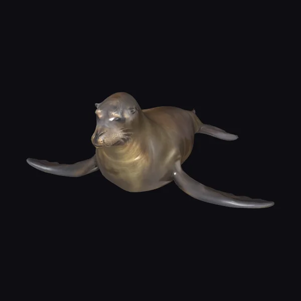 Bronze Seal Sculpture