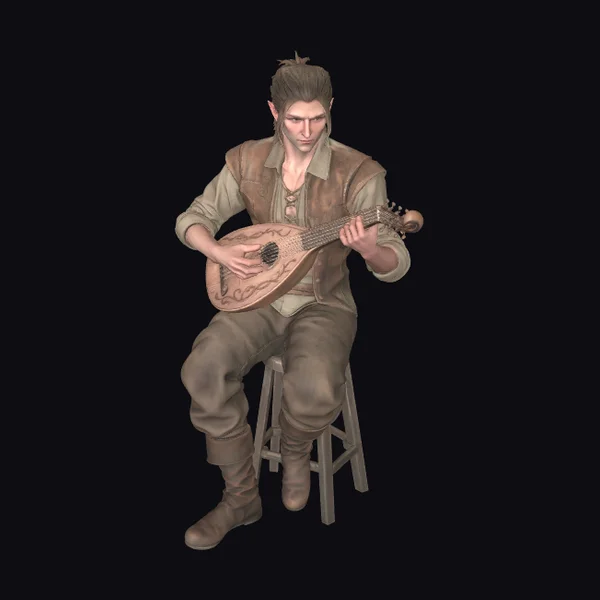 Elven Minstrel Musician