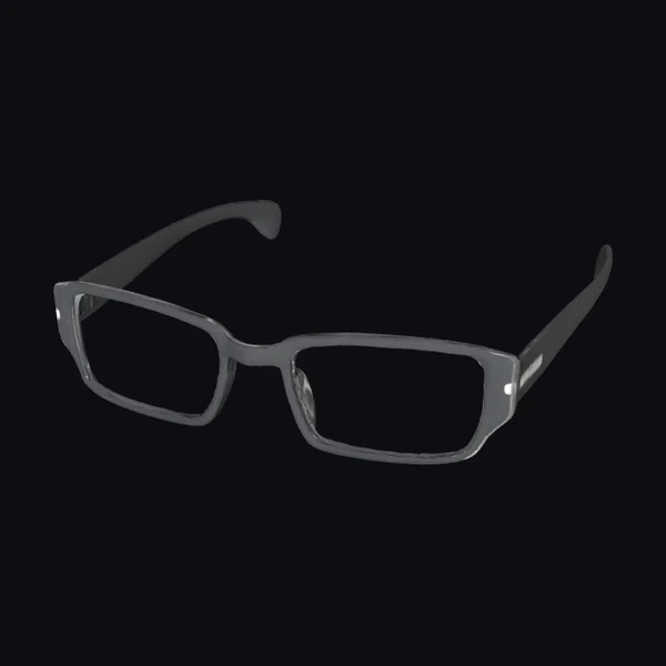 Black Rectangular Glasses