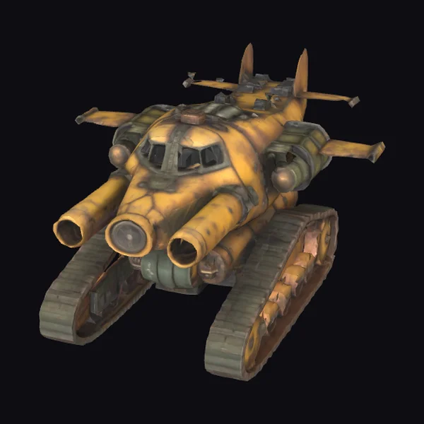 WW2 Inspired Mecha Tank