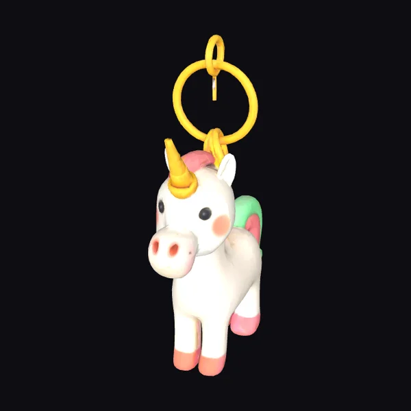 Unicorn Keychain