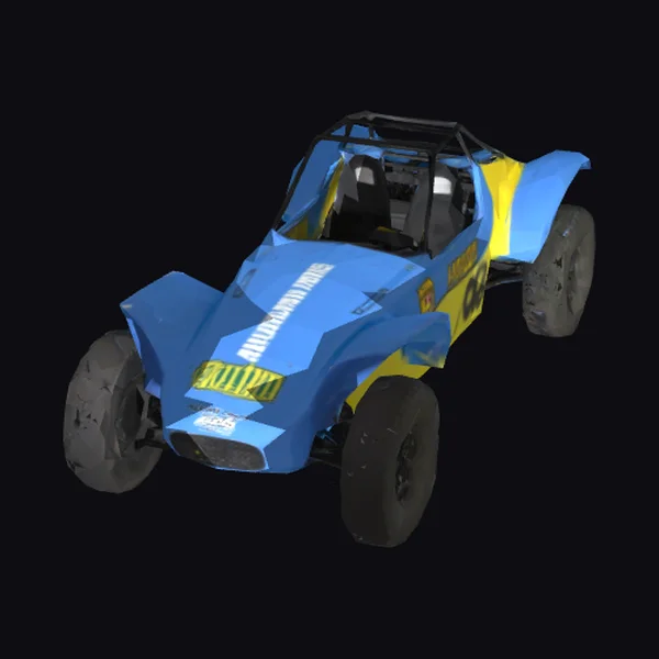 Blue Off-Road Buggy