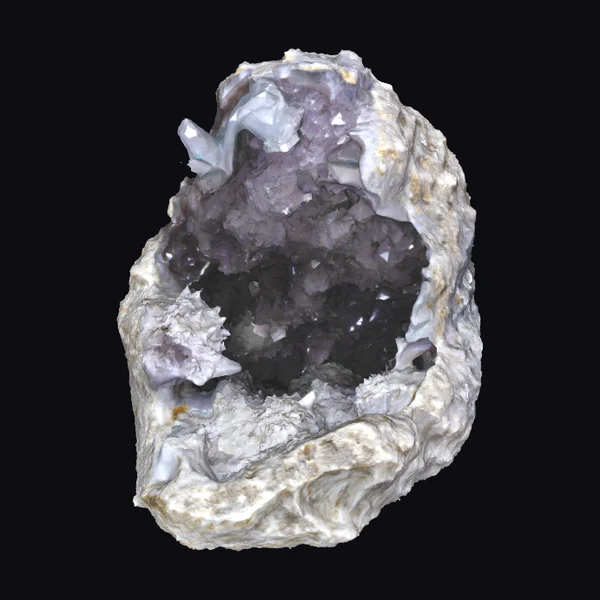 Amethyst Geode Cutaway