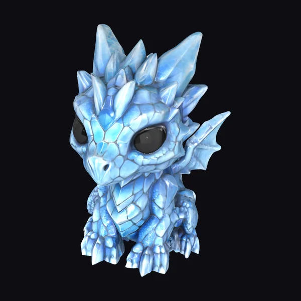 Azure Crystal Dragon Hatchling