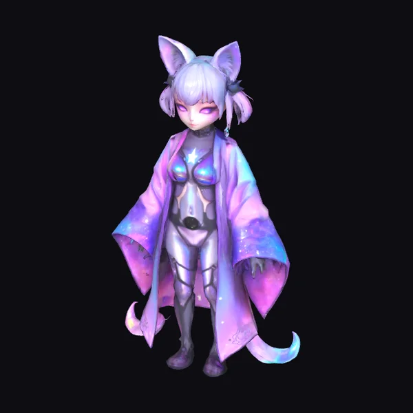 Celestial Catgirl Avatar