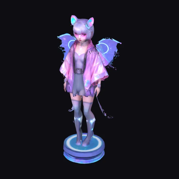 Celestial Catgirl Avatar