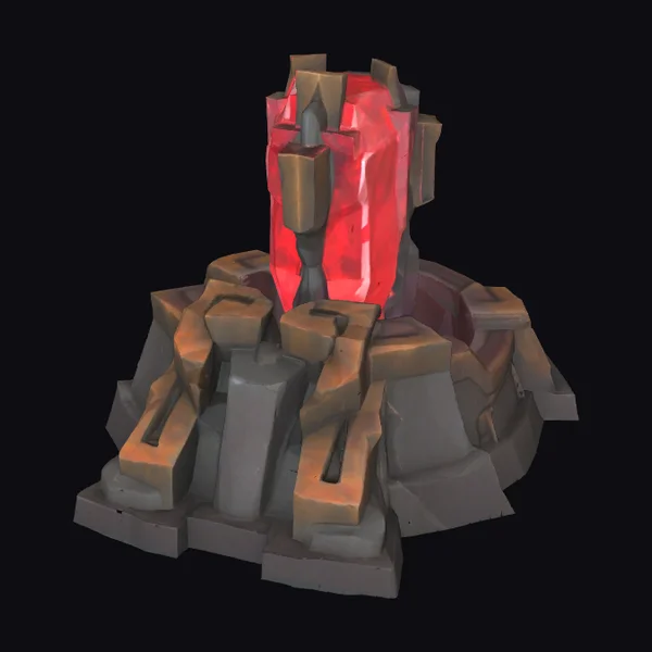 Ancient Crystal Monolith Ruins