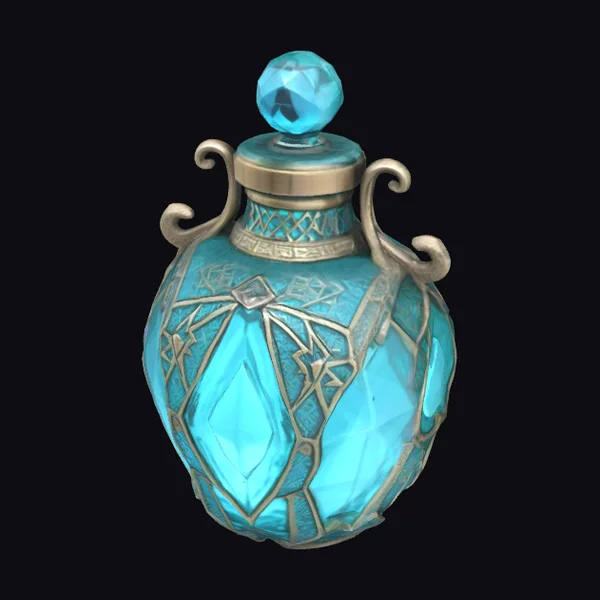 Crystal Elixir Flask