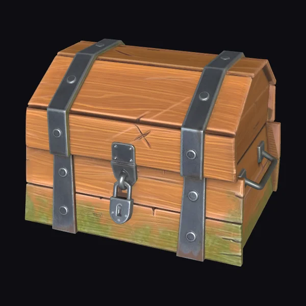 Wooden Treasure Chest