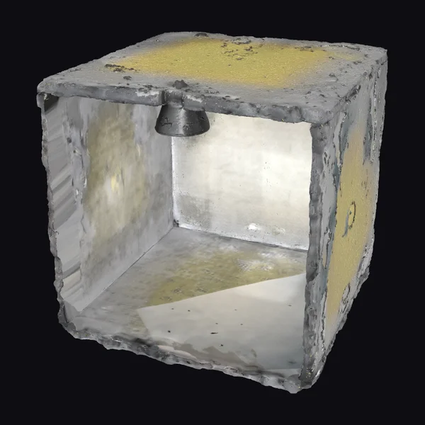 Abandoned Concrete Room Corner