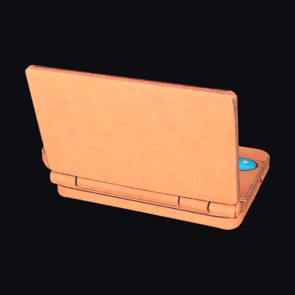 Orange Portable Game Console