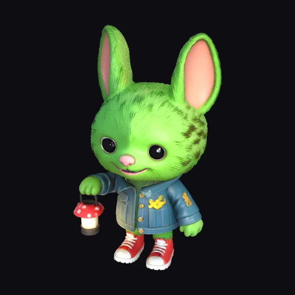 Green Bunny Explorer