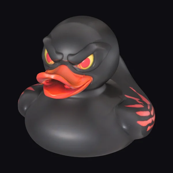 Black Rubber Duck