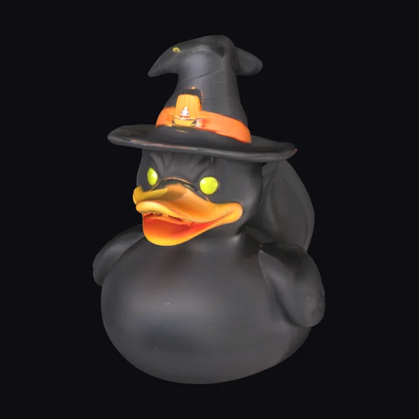 Black Witch Rubber Duck