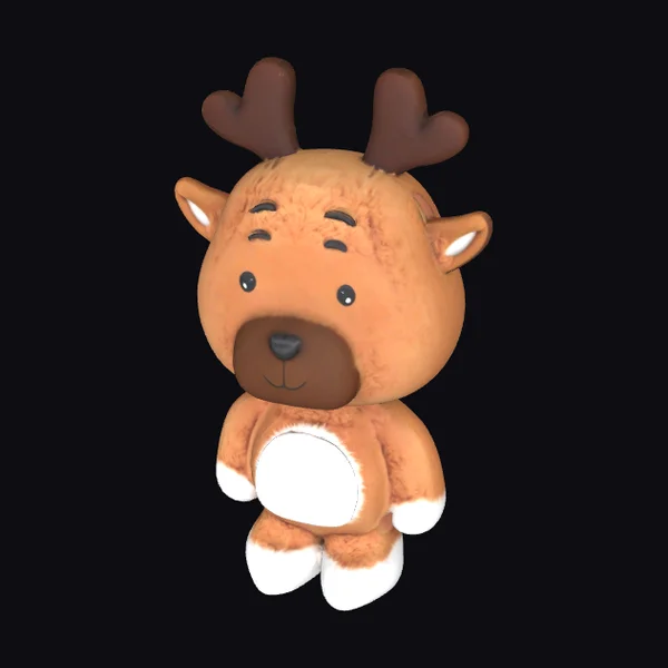 Cuddly Reindeer Toy