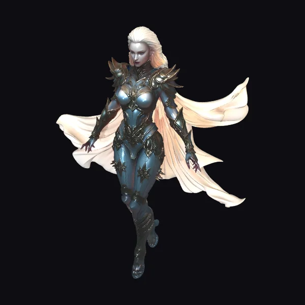 Armored Female Warrior