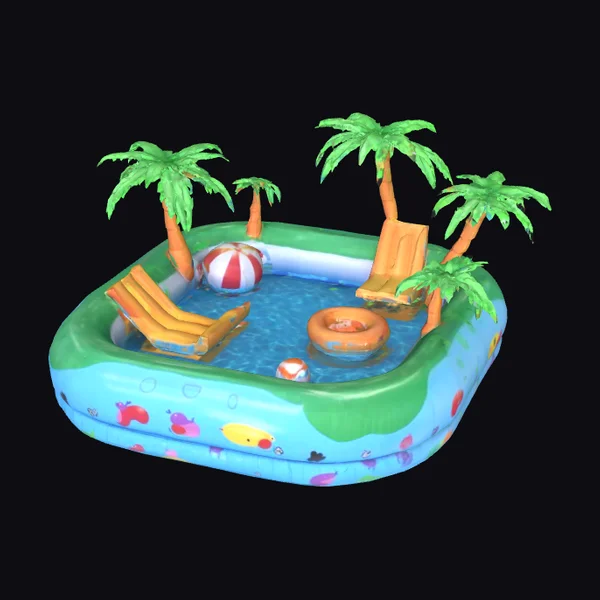 Inflatable Pool Scene