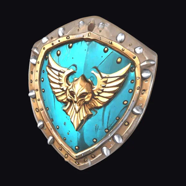 Winged Skull Shield