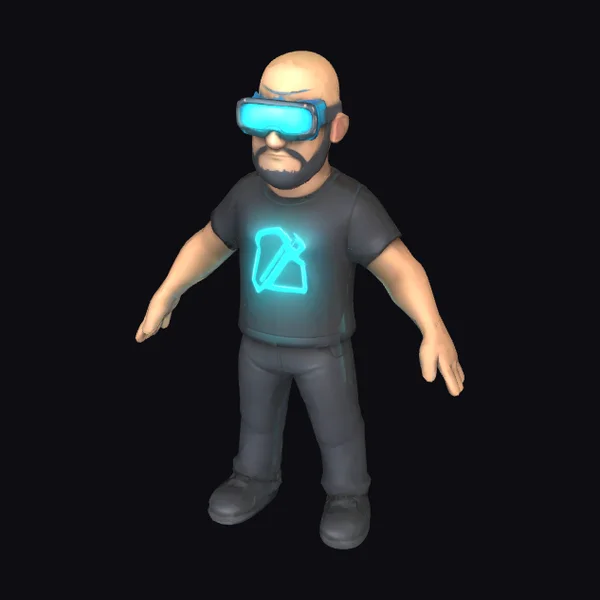 Bald Tech Enthusiast