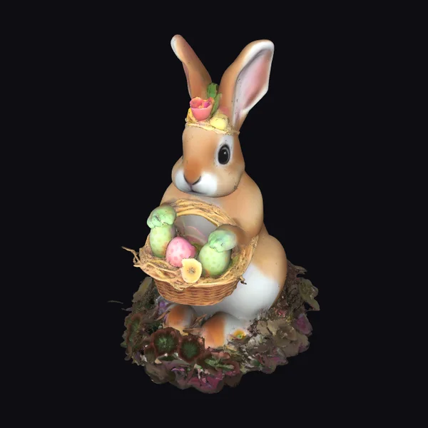 Easter Bunny with Tulip Crown