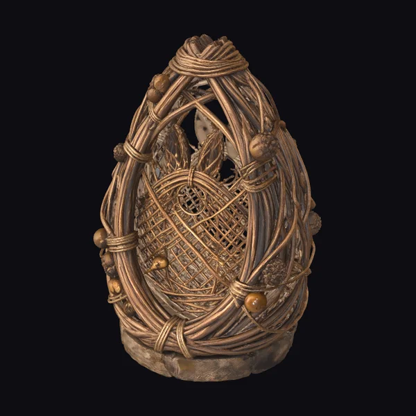 Wicker Easter Egg Decor