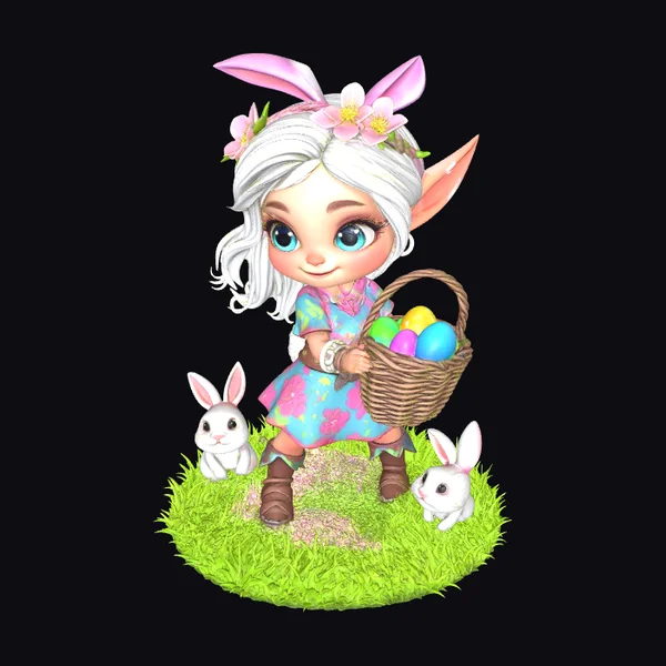 Easter Elf Girl