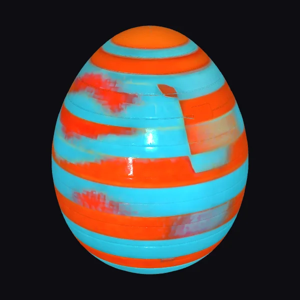 Broken Easter Egg Toy