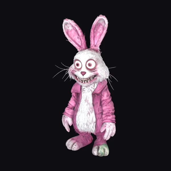 Pink Eyed Bunny