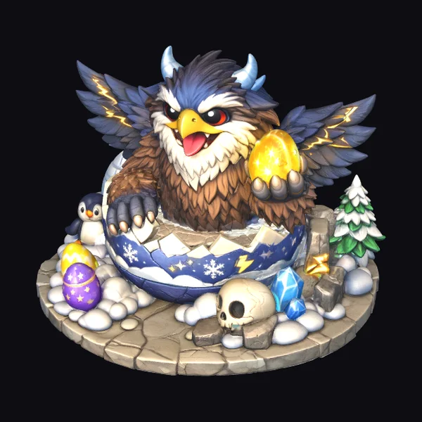 Easter Egg Hatching Monster