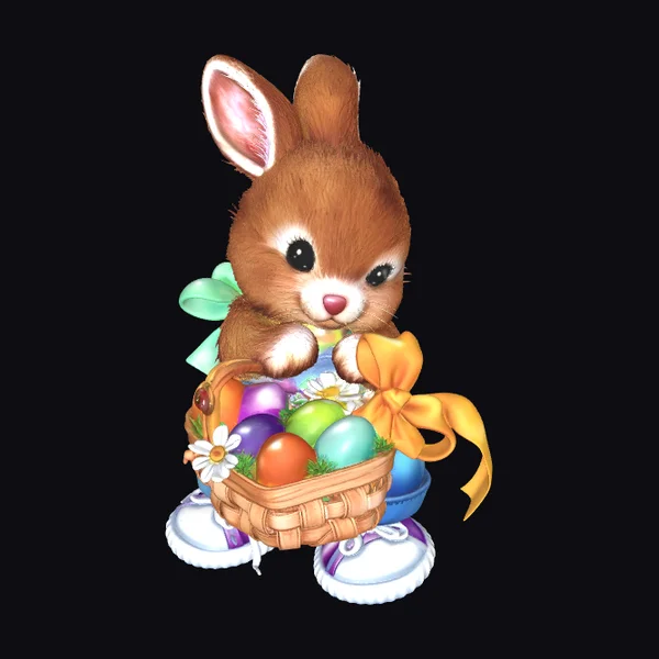 Easter Bunny with Eggs