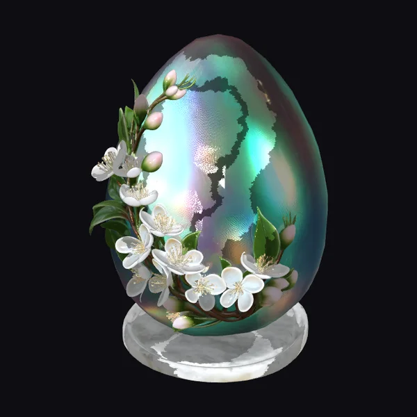 Iridescent Easter Egg Decoration