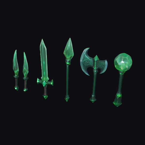 Emerald Arsenal Weapons