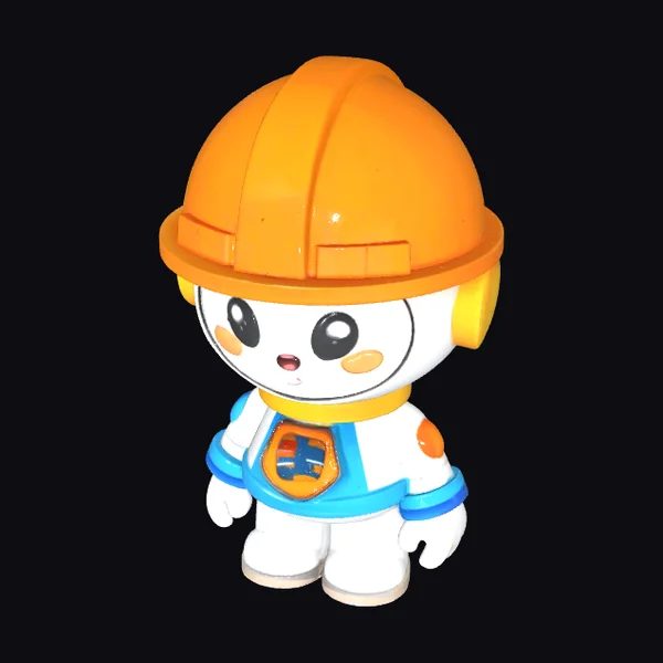 Cartoon Construction Robot