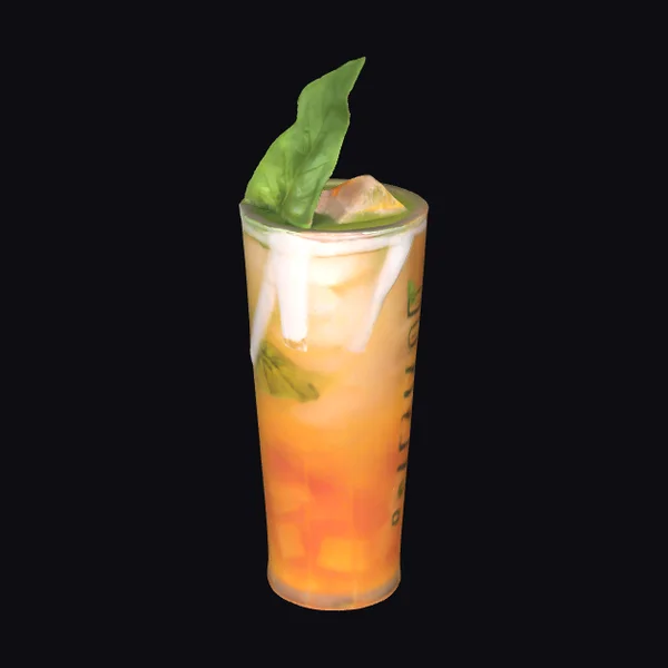 Basil Infused Orange Drink