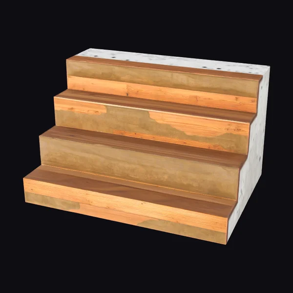 Wooden Staircase Steps