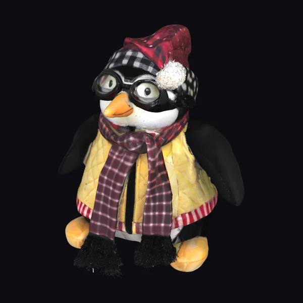 Cozy Winter Penguin Figurine