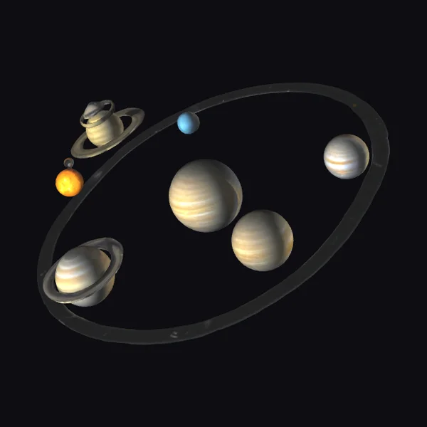 Solar System Planetary Orbits