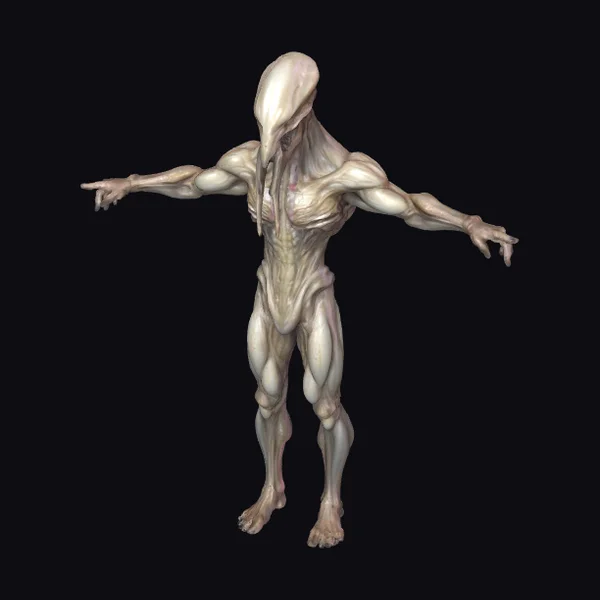 Alien Humanoid Sentinel