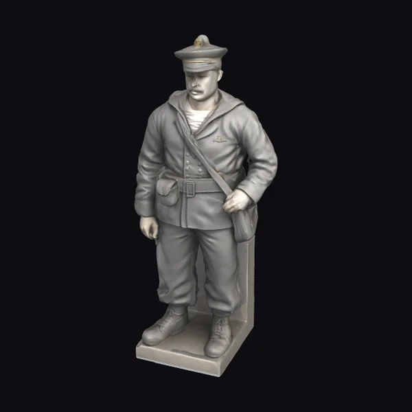 Sailor with Messenger Bag