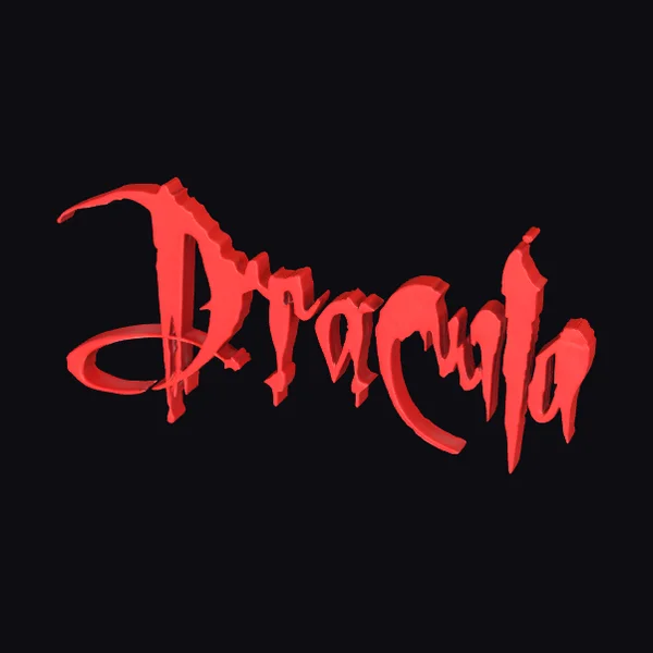 Bloody Dracula Typography