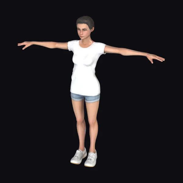 Young Woman Casual Outfit