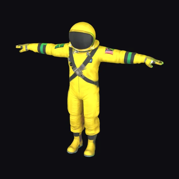 Yellow Astronaut Suit