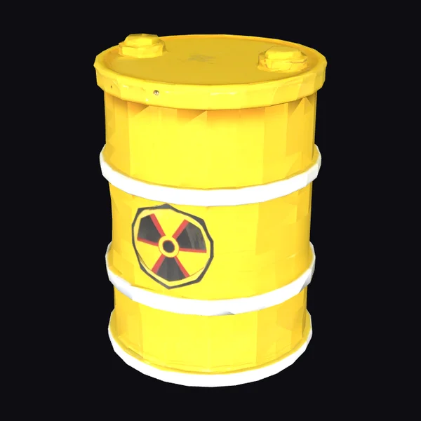 Yellow Radioactive Barrel