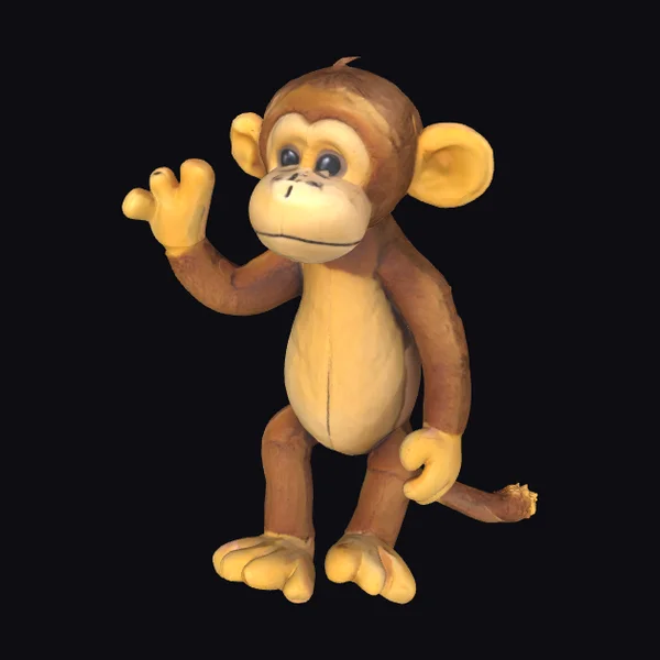 Sad Monkey Toy Figure