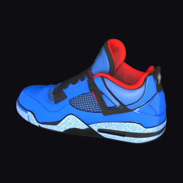 Blue Athletic Shoe