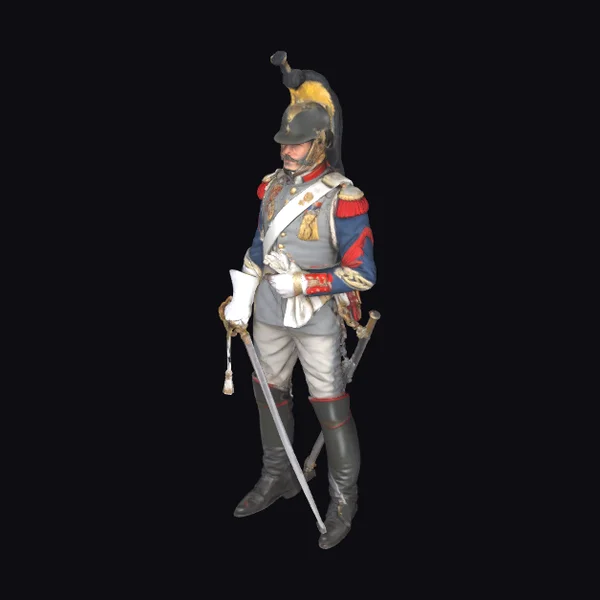 Cavalry Officer with Swords