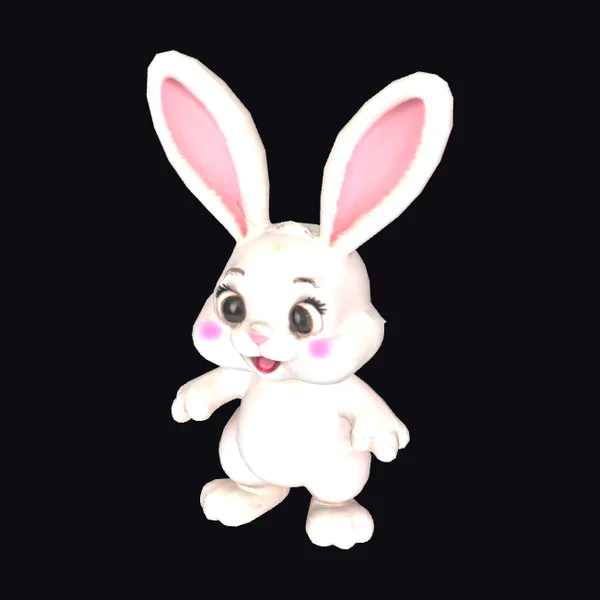 Cute Cartoon Easter Bunny
