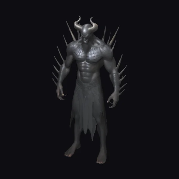 African Demon Warrior