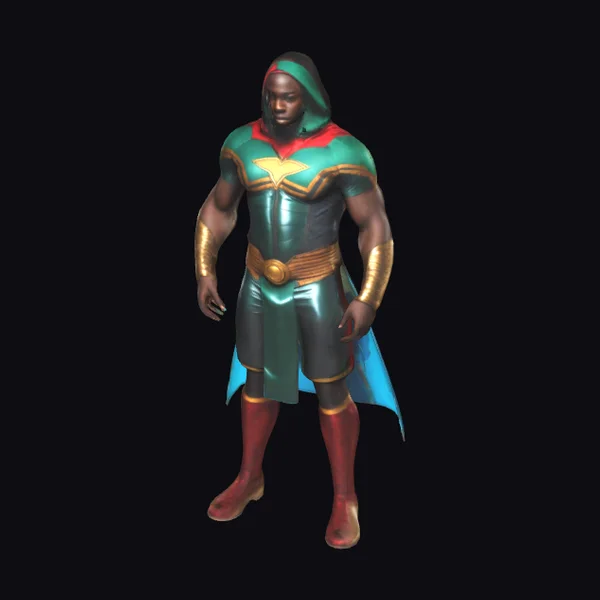 African Superhero Costume